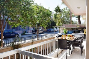 Huge balcony and Private parking