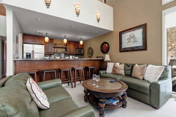 Great room with sofa sleeper