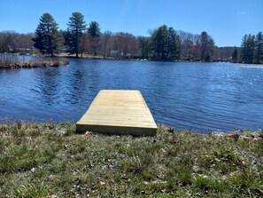 Dock in backyard