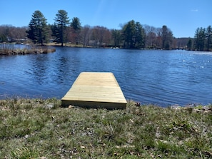 Dock in backyard