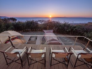 View from the observation terrace, evening scenery