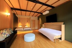 [One building VILLA] The living room can be accessed from the BBQ terrace. You can take a break anytime♪