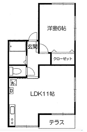 Floor plan Room 102