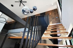 Take the sky stairs to the 2nd floor