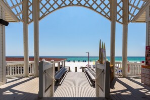 The Public Beach Access Located at The Crab Trap Just a Short 3 Minute Drive!