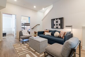 Second living area allows space to spread out.