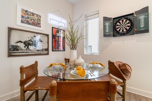 Stylish decor with a southern feel.
