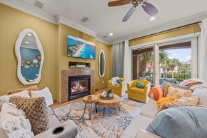 Relax and unwind in a chic, welcoming living room that perfectly balances modern flair with homey warmth. ✨🏡 Enjoy stylish decor and cozy comfort for the ideal retreat!