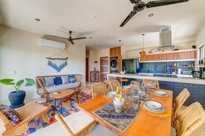 An open-plan living space for a dreamy Tulum escape!