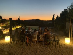 Outdoor dining
