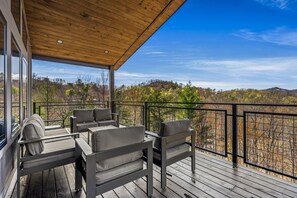 Majestic Overlook's relaxing decks with views