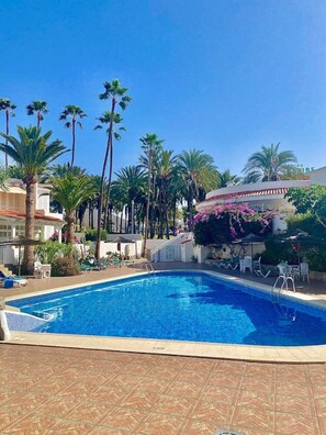 Community swimming pool 