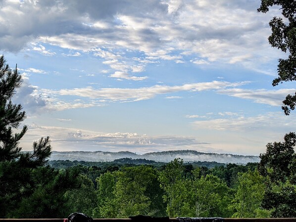 Blick von der Unterkunft