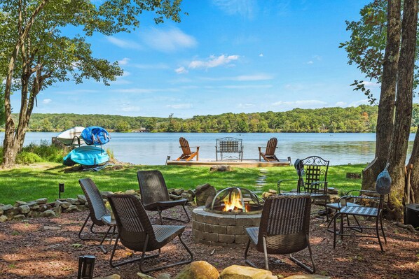Fire pit.