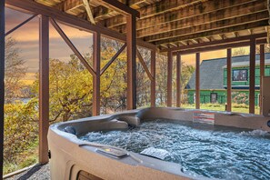  A heated, bubbling spa designed for relaxation and enjoyment. 