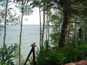 view from uppder deck