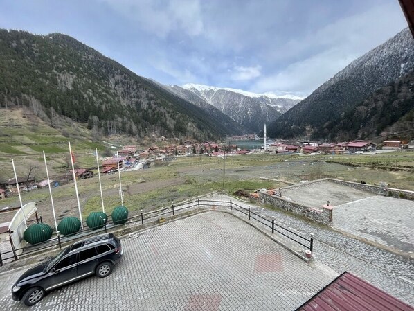 Blick von der Unterkunft