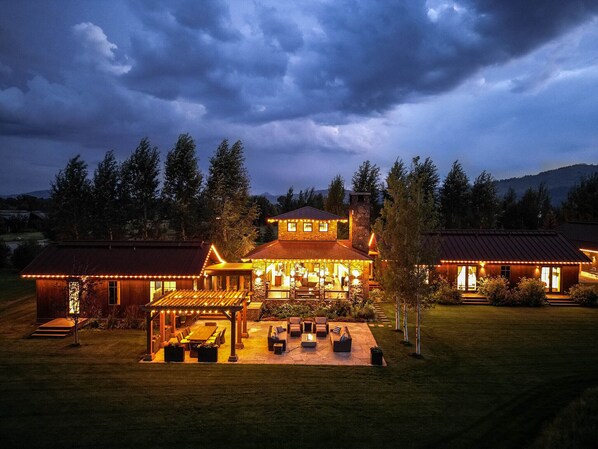 Exterior Backyard at Night