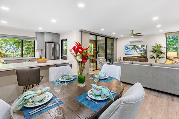 Open concept living room