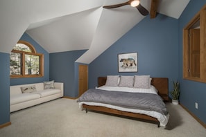 King suite #1 on top floor with private full bathroom