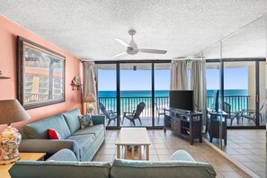 Living Area with Balcony