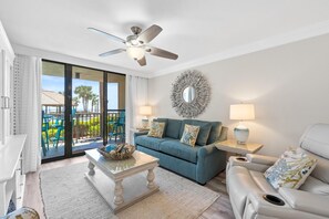 Living Area with Balcony