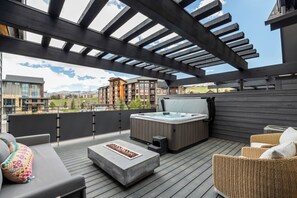 Patio + Private Hot Tub