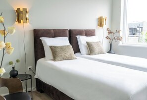 Warmth and Comfort: A cozy bedroom setup that combines rustic charm with contemporary flair.