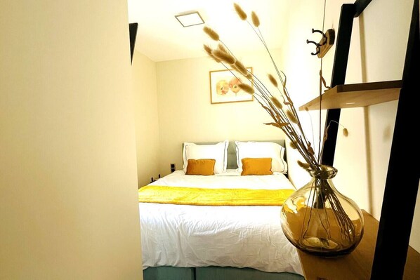 Sleep like royalty in our meticulously styled bedroom