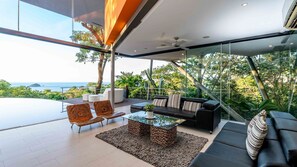 Modern and open social area