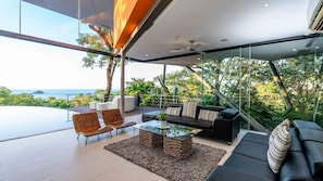 Modern and open social area