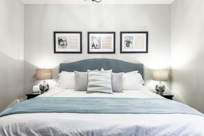 Rest in Elegance: After a day at the Stratford Festival, unwind in our serene bedroom. Featuring comfortable bedding and free Wi-Fi, our space ensures a restful night in the heart of Stratford's historical downtown