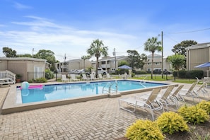 Enjoy a swim in the stunning pool at Chateau La Mer.