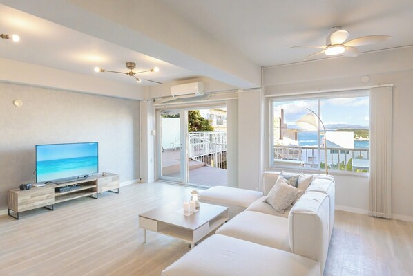 Ocean view from the living room