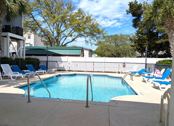Go for a swim in the community pool!