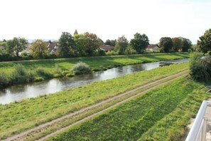 Blick von der Unterkunft