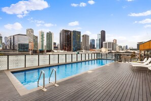 A beautiful outdoor pool.