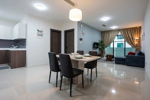 A dining area.