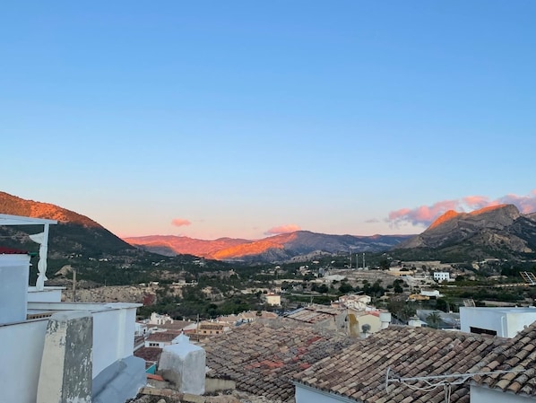 The view from the Roof Terrace