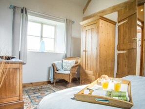 Master bedroom with wardrobe and chest of drawers