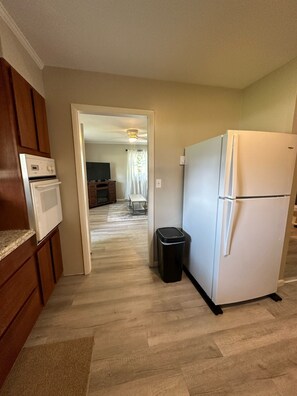 Full size fridge with top mount freezer!