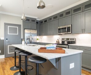 Fully Stocked Kitchen with Fridge Water Dispenser