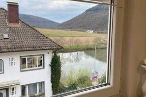 Blick von der Unterkunft