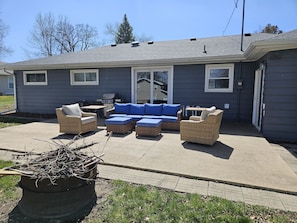 Patio Area with Firepit