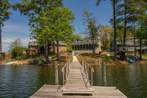 View back to the house