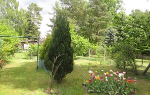 outside