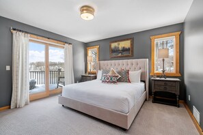 Bedroom 1 - King Main Floor - with a stunning view