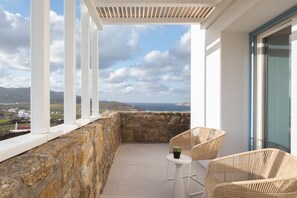 Blick vom Balkon