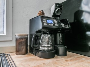 No stay is complete without your own coffee bar!