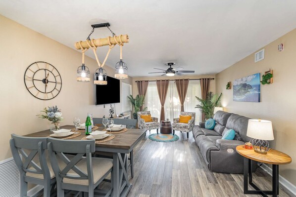 Welcome aboard to your Luxury Liner 1/2 mile from the Beach